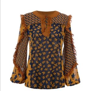 Great blouse for Fall gatherings!